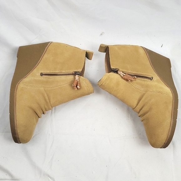 Sperry Sand Harper Kara‎ Leather Wedge Boot - Picture 4 of 8